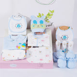 18 Piece Cotton Newborn Clothes Gift Box Set 0 - Tophatter Daily Deals