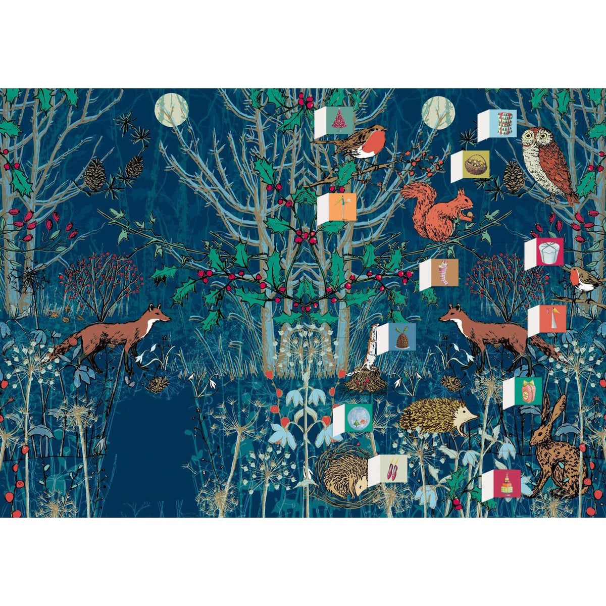 Winter's Tale Advent Calendar Greetings Card | Christmas Advent Calendar 12x17cm Advent Calendar - Tophatter Daily Deals