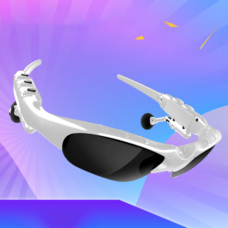 Black Music Stereo Bluetooth Glasses with Phone Wireless Earphones With Anti UV400 Polarizing Lens features 0 - Tophatter Daily Deals