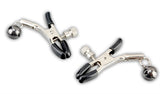 Lux Fetish Adjustable Metal Nipple Clip with Black Bell > Sex Toys > Nipple Clips - Tophatter Daily Deals