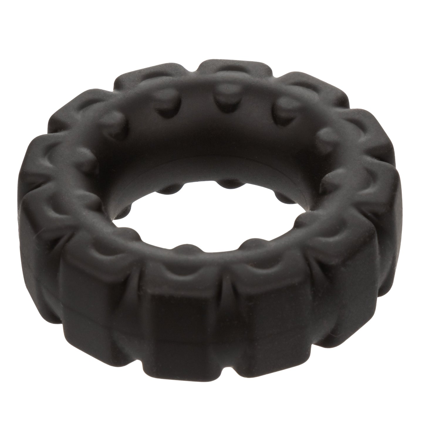 Alpha Liquid Silicone Prolong Tread Ring Black 1 Inch Diameter Stretchy Durable Waterproof > Cock Ring > Single - Tophatter Daily Deals