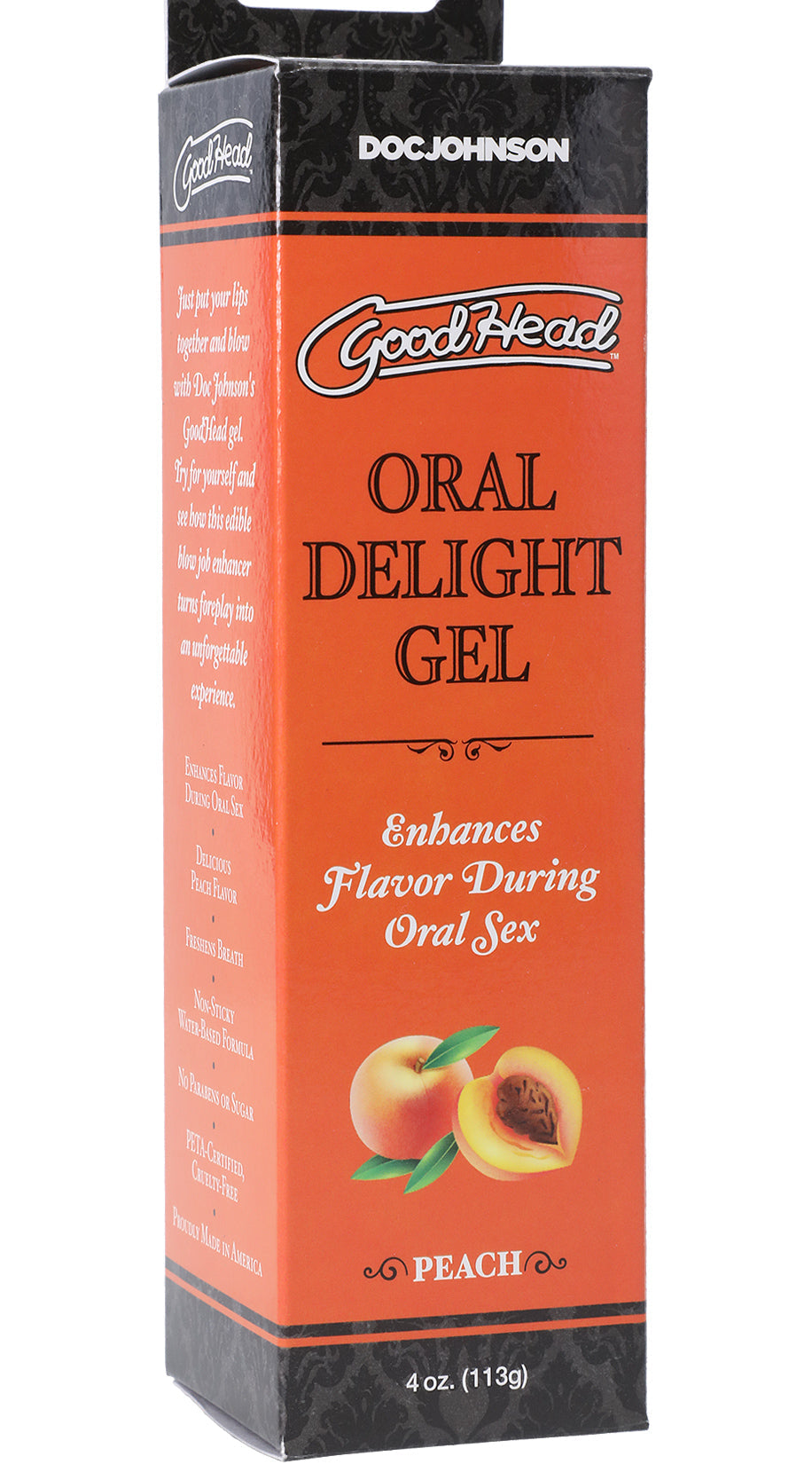 Goodhead Oral Delight Gel Peach Flavored (120 ml) – Edible Personal Lubricant > Lube > Oral Gels & Sprays - Tophatter Daily Deals