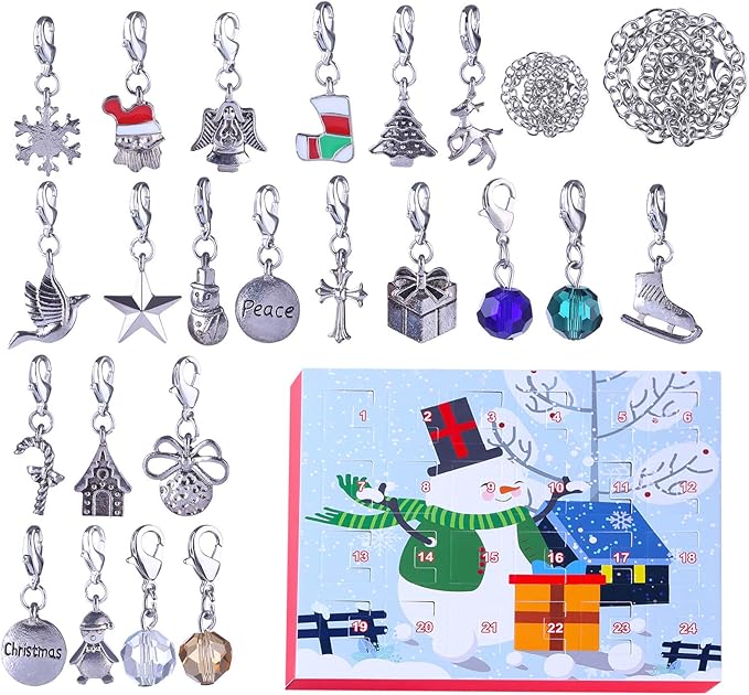 Christmas Charm Bracelet Advent Calendar - Tophatter Daily Deals