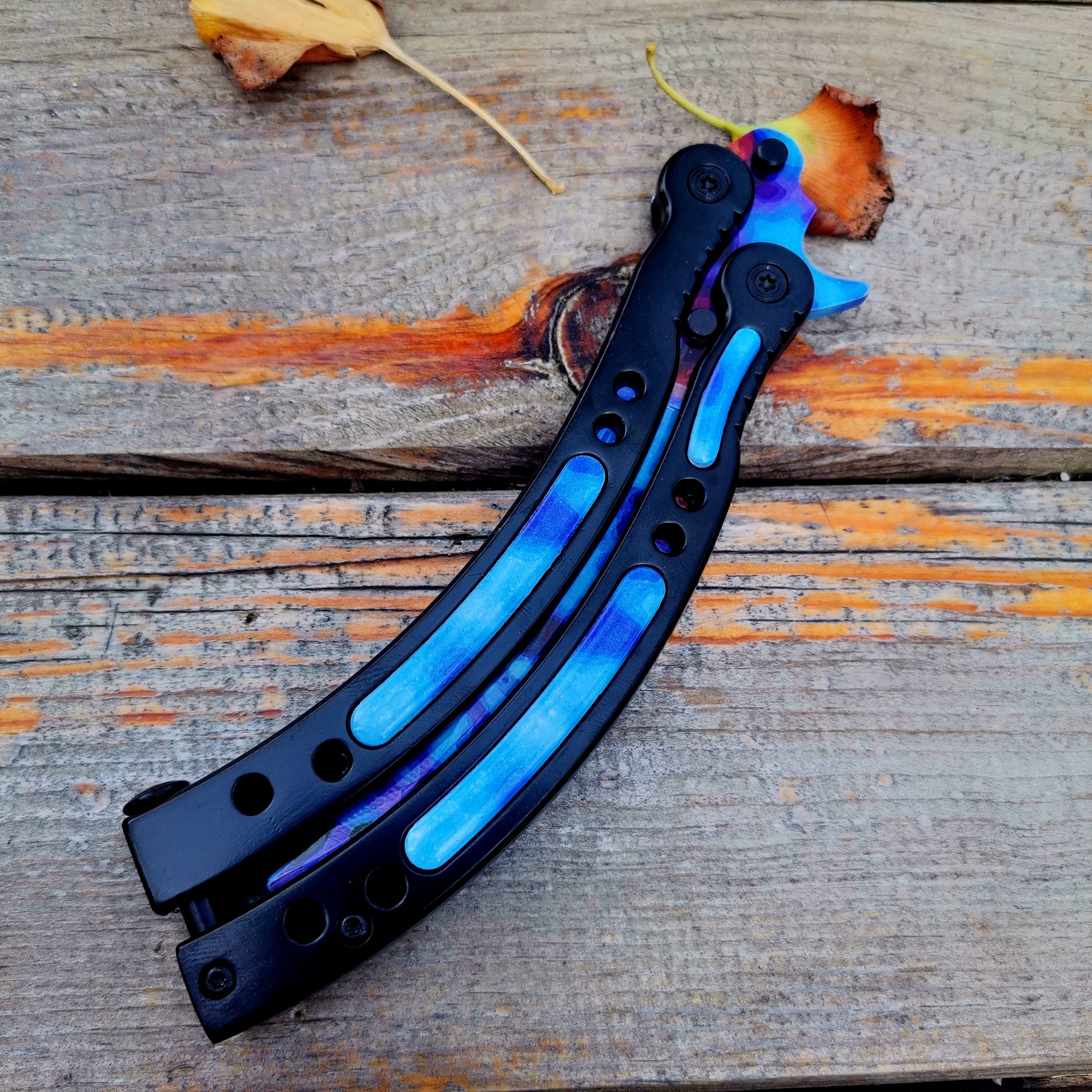 Global Offensive Game Butterfly Knife Blunt Blade Trainer Replica - Tophatter Daily Deals