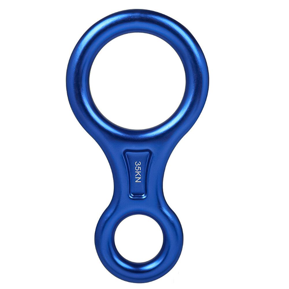 Figure of 8 Descender - Figure 8 Climbing Descender Ring Outdoor Mountaineering Equipment Outdoor Recreation - Tophatter Daily Deals