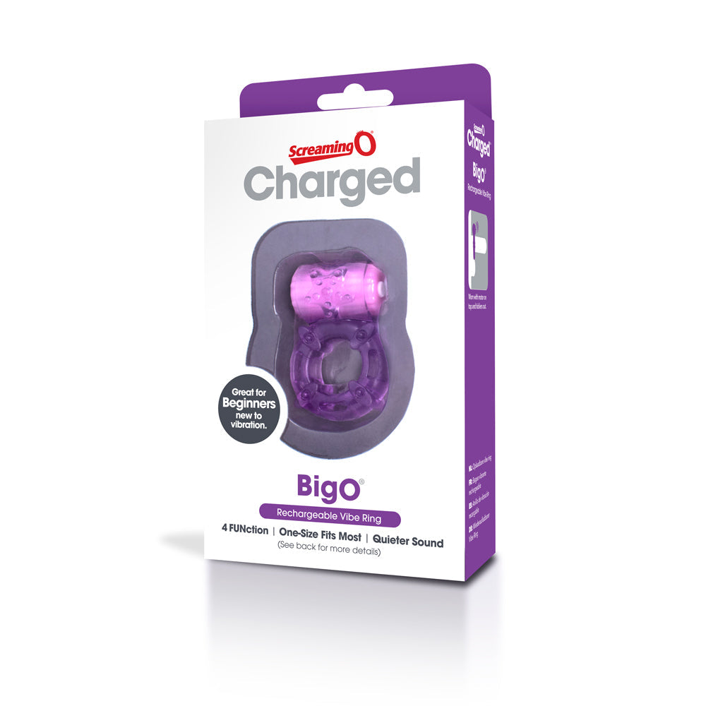 Screaming O Charged BigO – Rechargeable Vibrating Cock Ring > Cock Ring > Vibrating - Tophatter Daily Deals