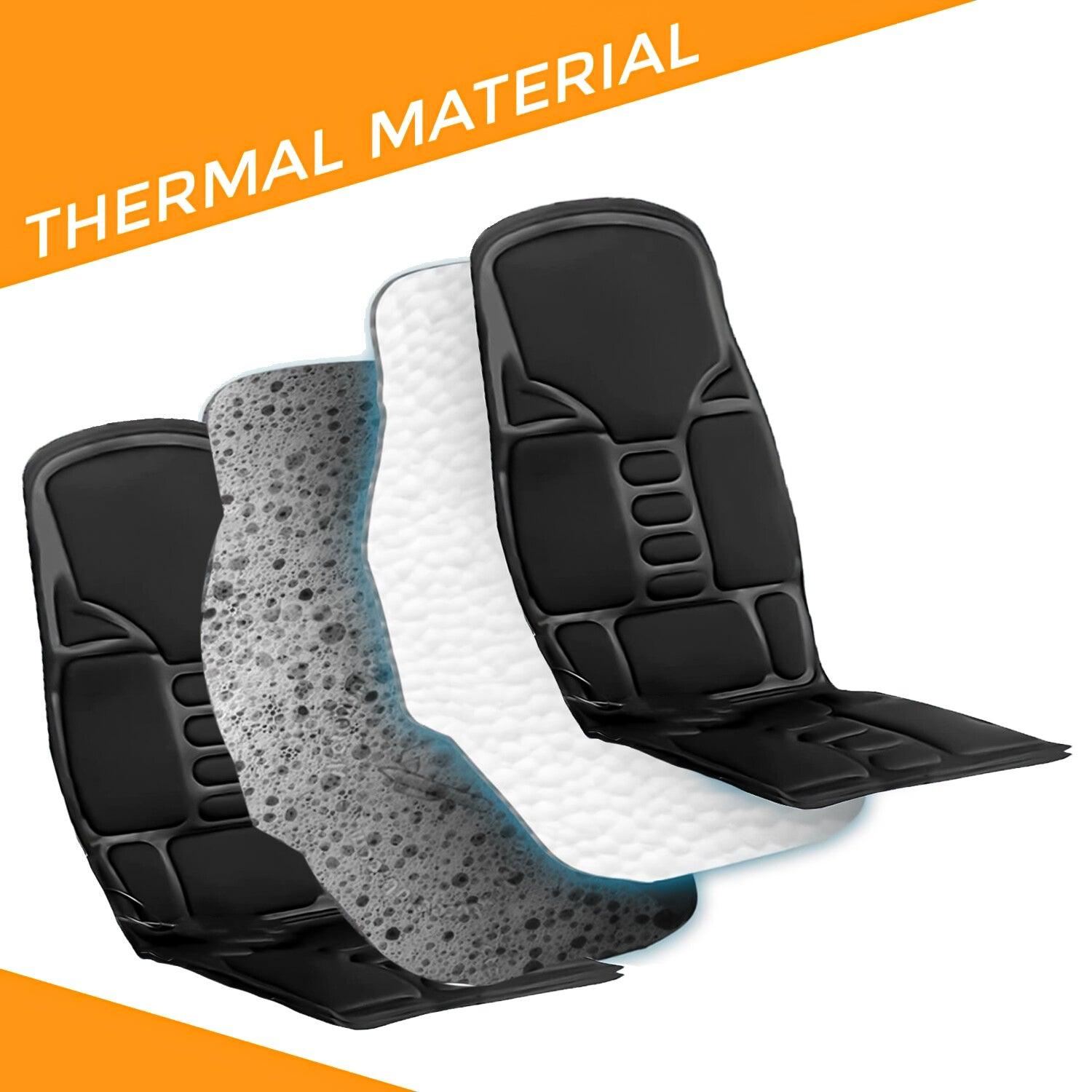 Full Body Massage Mat With Heat - 8 Modes Massage Cushion Full Back Car Chair Seat Pad Mat Neck Heat Massager UK Exercise & Fitness Equipment Manuals - Tophatter Daily Deals