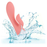 Uncorked Zinfandel Pink Dual Massager with Textured Teaser and 10 Speeds Silicone Vibrator > Vibrators > Ladies > Rabbit - Tophatter Daily Deals