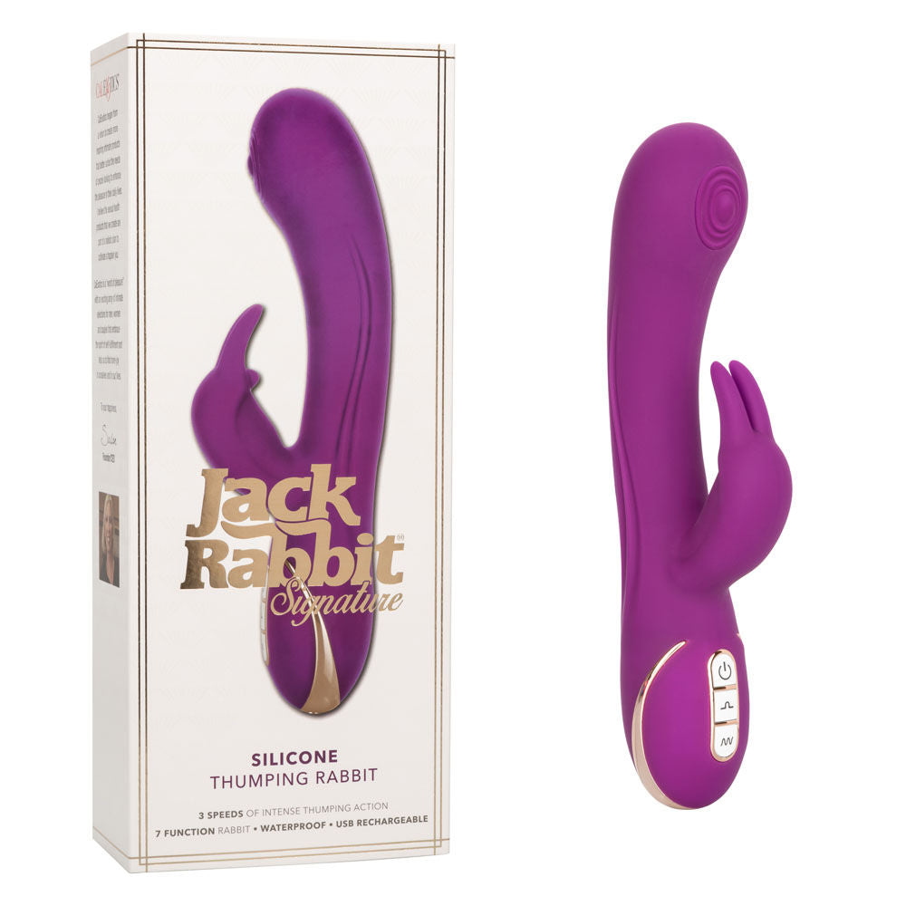 Jack Rabbit Signature Silicone Thumping Rabbit – Luxury Vibrator > Vibrators > Ladies > Rabbit Multi - Tophatter Daily Deals