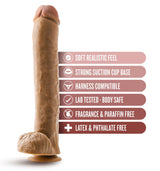 Dr. Michael 14 Inch Beige Realistic Dildo with Suction Base > Dildos > Oversized Toys - Tophatter Daily Deals