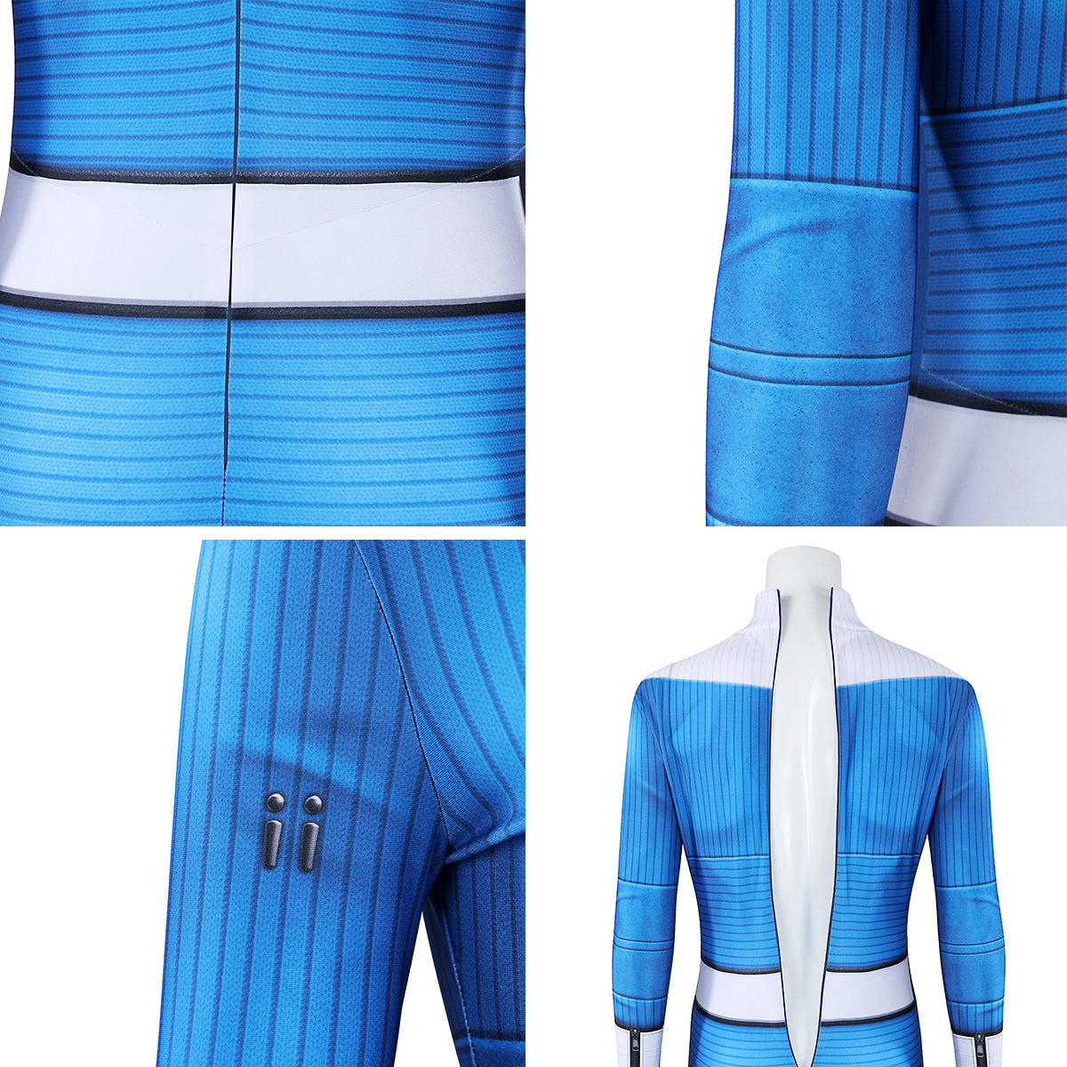 The Fantastic Four: First Steps Invisible Woman Sue Storm Jumpsuit Cosplay Costume Costume - Tophatter Daily Deals