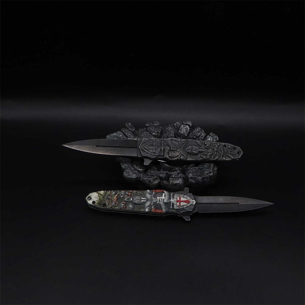 Crusades Knife Knights Templar Folding Knife - Tophatter Daily Deals