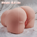 Elodie: [Upgrade Electric] 1:1 Copy Sucking Vibrating Big Plump Butt With Elasticity Male Masturbator 16.81 lbs Masturbators - Tophatter Daily Deals