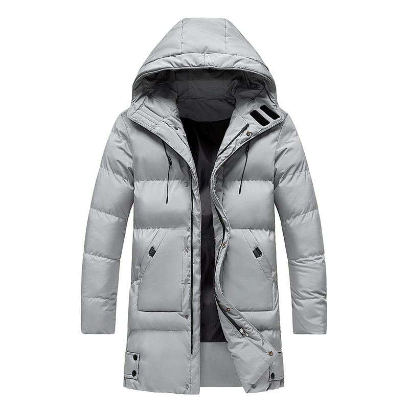 Waterproof Cozy Men's Parka Jacket - Long Quilted, For Cold - Tophatter Daily Deals