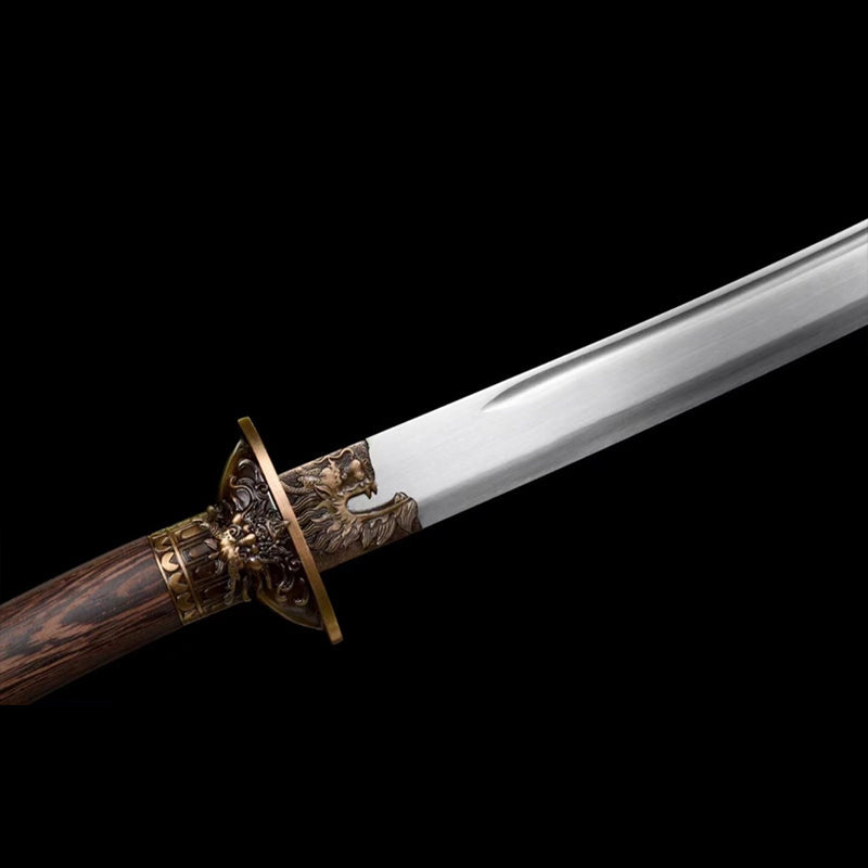 Handmade Tiger High Manganese Steel Chinese Sword - Tophatter Daily Deals