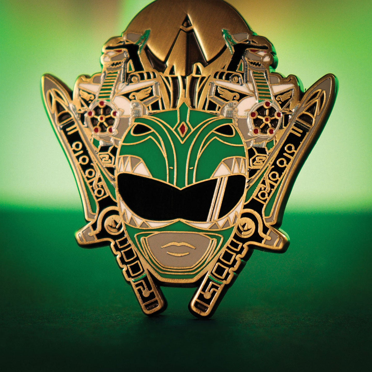 Power Rangers – Limited Edition Green Ranger Pin Badge Pin Set - Tophatter Daily Deals
