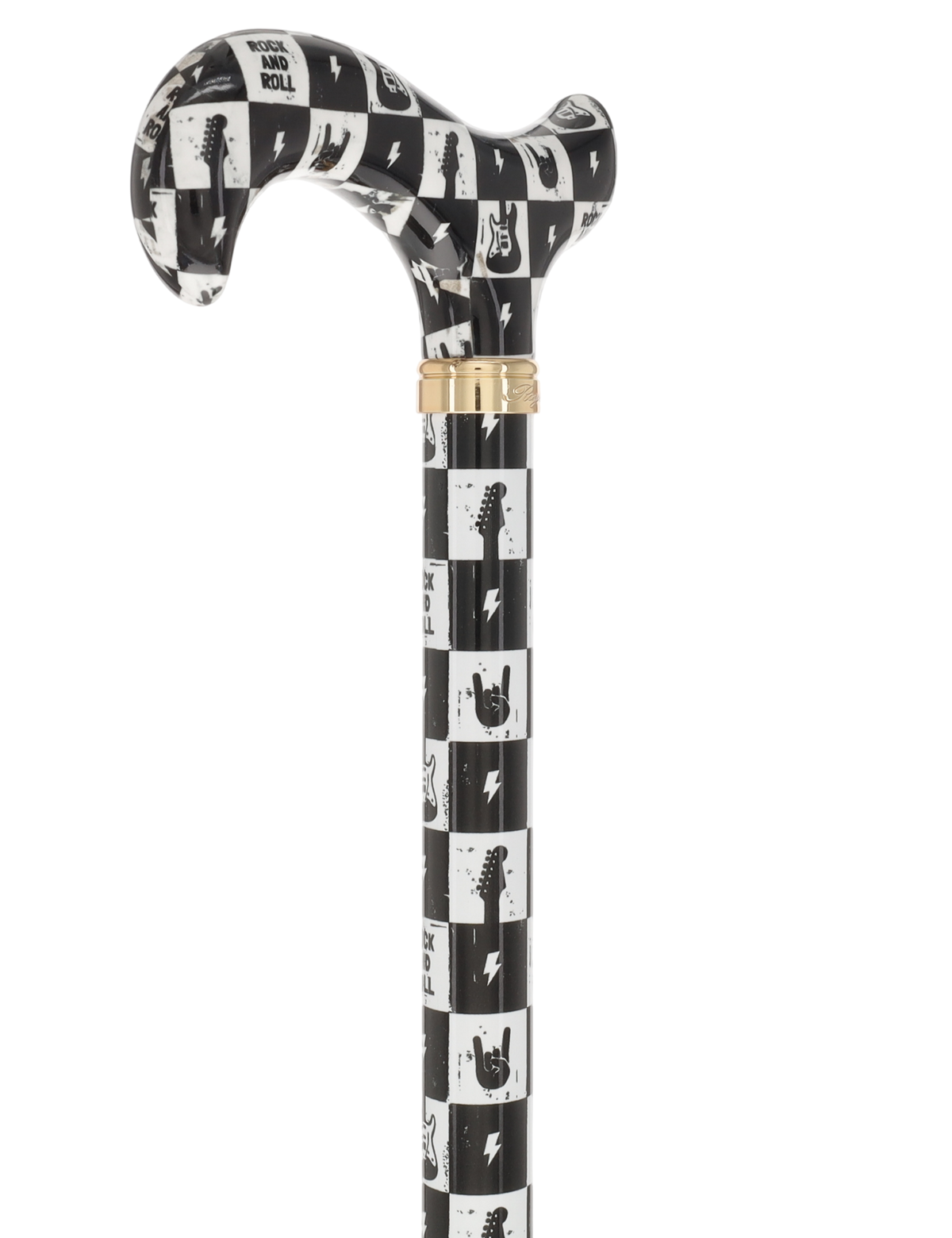 HD Pattern Designer Cane - Matching Handle & Shaft - Durable Adjustable Aluminum - Tophatter Daily Deals