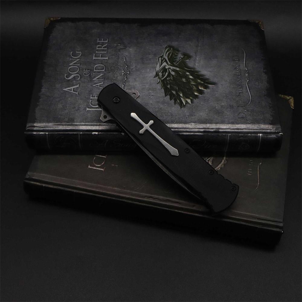 Cross Knife Christian Folding Knife - Tophatter Daily Deals