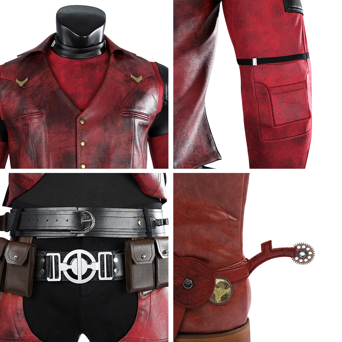 MAV Deadpool 3 Wolverine and Deadpool Cowboypool Cosplay Costume Costume - Tophatter Daily Deals