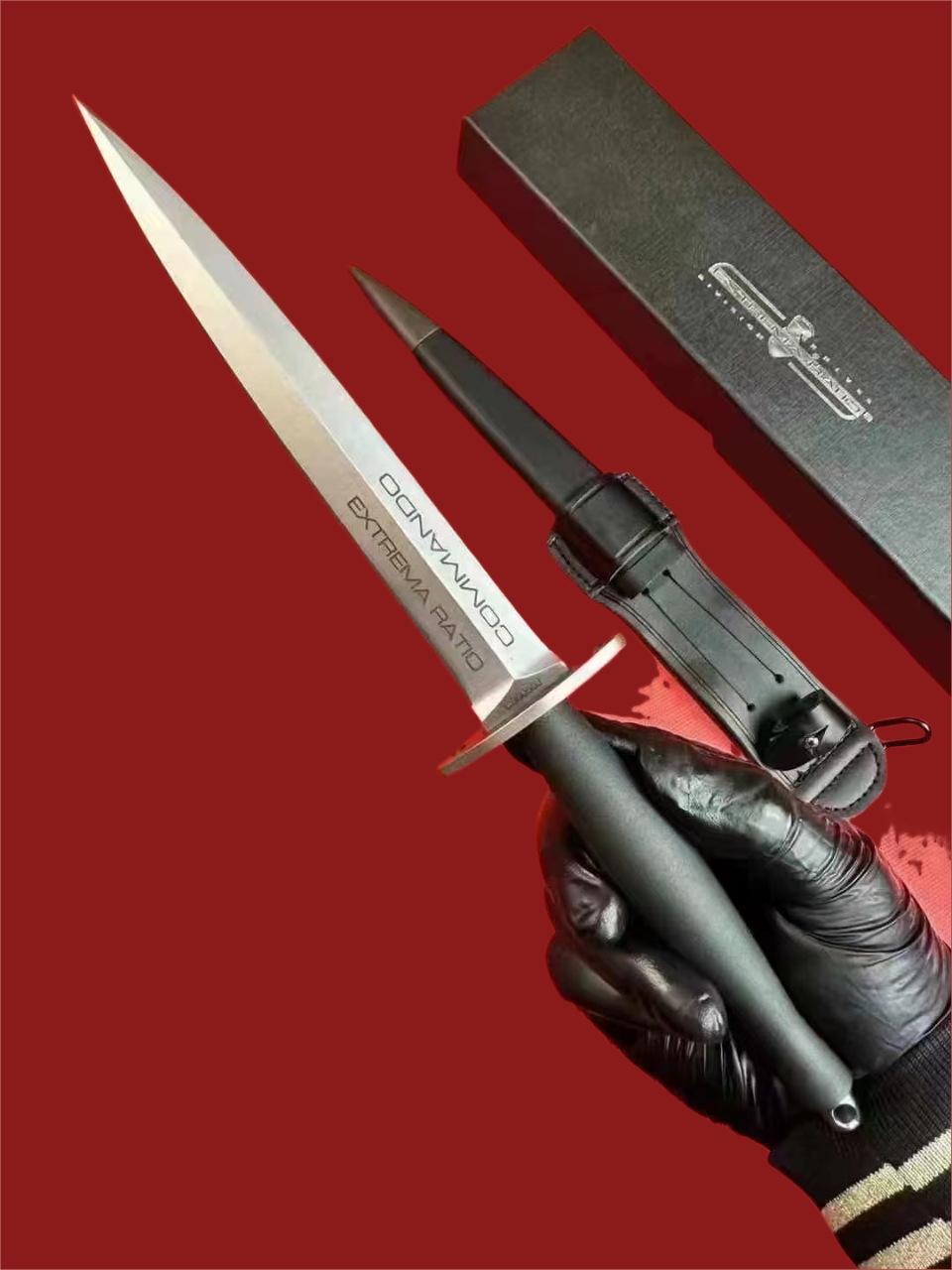 Extrema Ratio Italian Extreme Force ER COMMANDO Double Edged Dagger - Tophatter Daily Deals