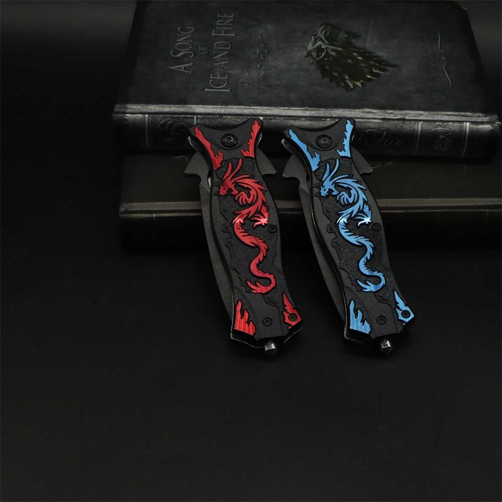 Dragon Totem Skeleton Folding Knife - Tophatter Daily Deals