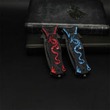 Dragon Totem Skeleton Folding Knife - Tophatter Daily Deals