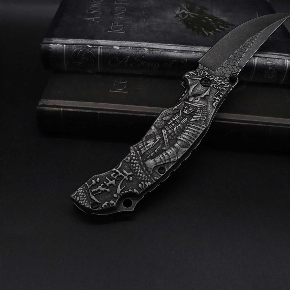 3D Samurai Sculpture Folding Knife - Tophatter Daily Deals