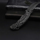 3D Samurai Sculpture Folding Knife - Tophatter Daily Deals