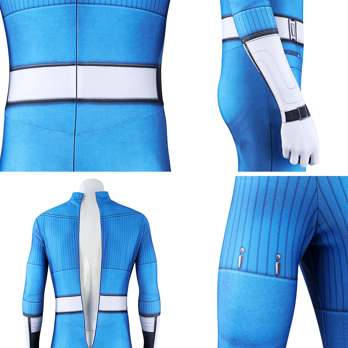 The Fantastic Four: First Steps Reed Richards Mister Fantastic Jumpsuit Cosplay Costume Costume - Tophatter Daily Deals