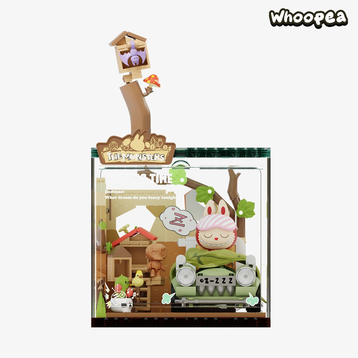 THE MONSTERS Forest Secret Base Series Blocks Part 2 NAPPING TIME - Tophatter Daily Deals