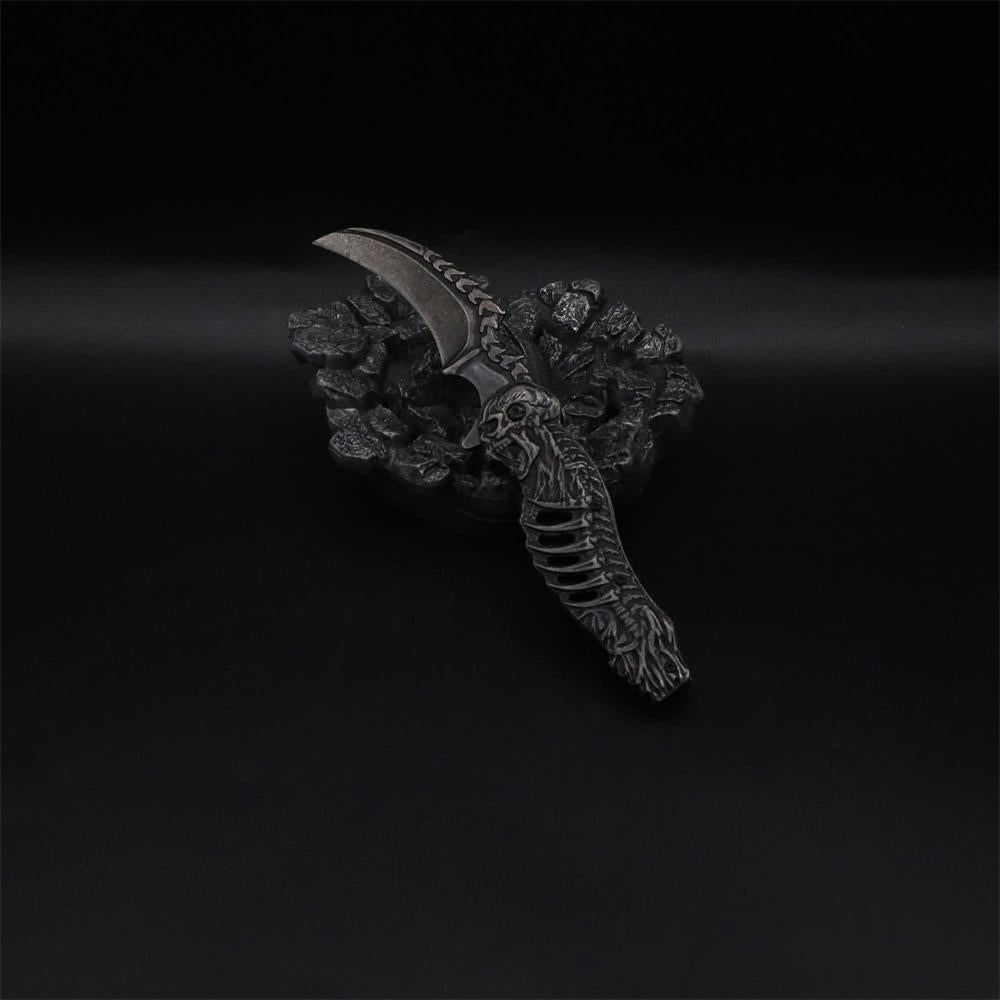 Cool Skull Folding Knife Tool - Tophatter Daily Deals