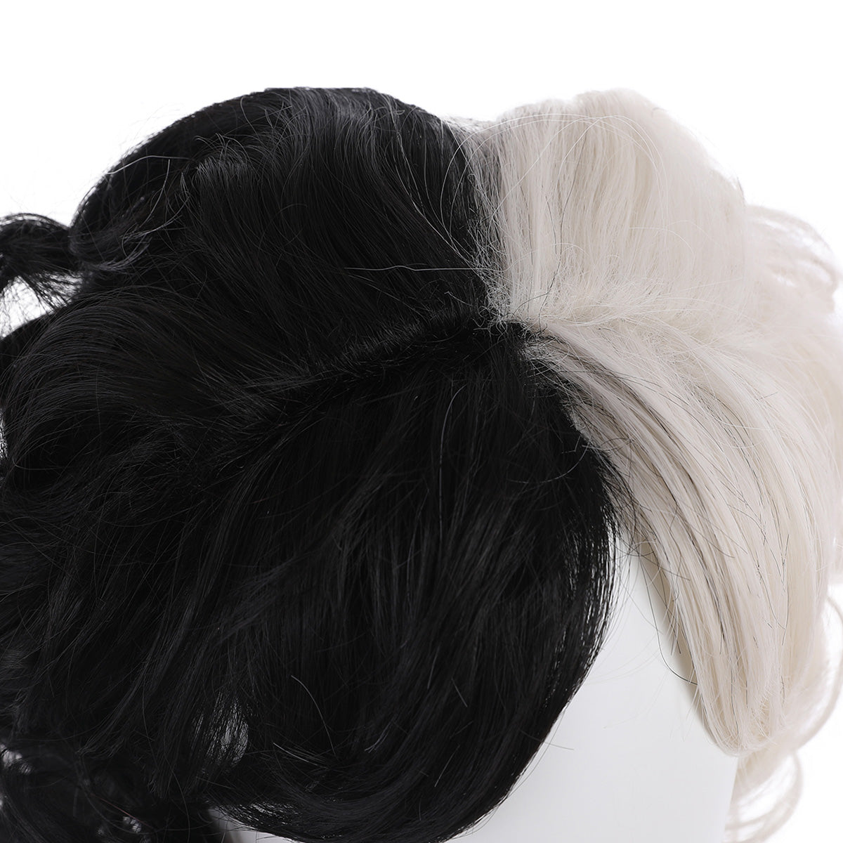 Disney Movie Cruella de Vil Black Silver Cosplay Wig D Edition Wig - Tophatter Daily Deals