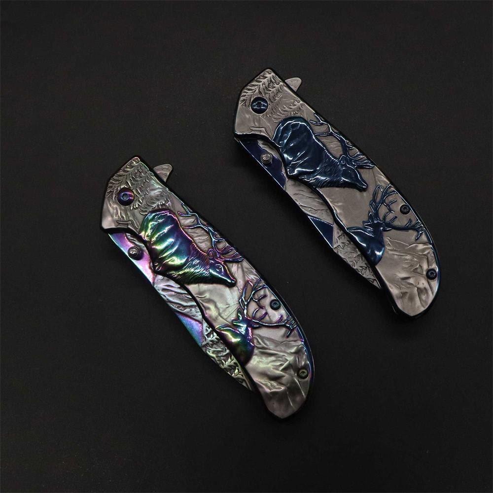 Fantastic Reindeer Folding Knife - Tophatter Daily Deals