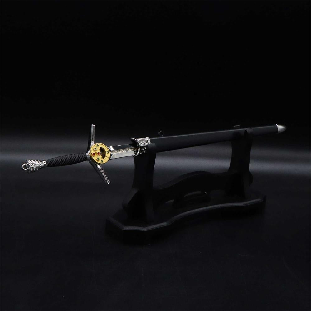 Wild Hunt Game Weapon Geralt's Steel Sword Metal Replica - Tophatter Daily Deals