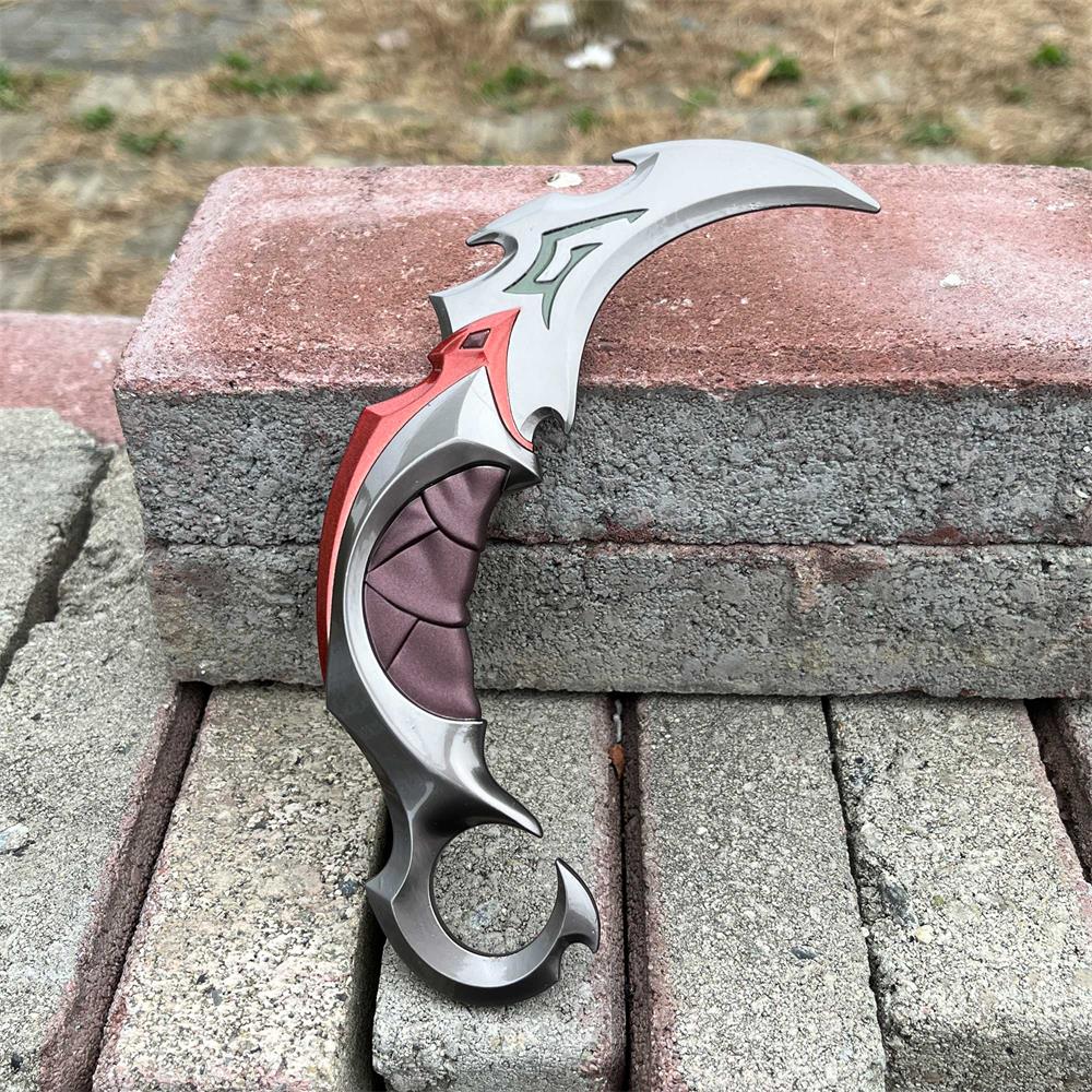 Reaver Karambit Metal Blunt Blade Trainer Cosplay Prop Game Replica - Tophatter Daily Deals