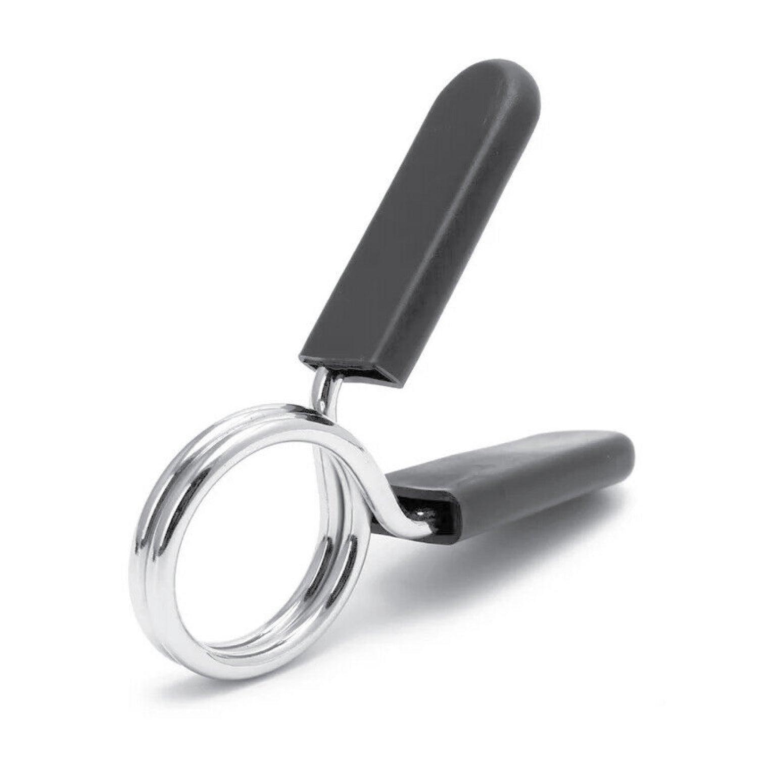 Weight Bar Clips - Steel Barbell Spring Clip Collars Dumbbell Lock Exercise & Fitness - Tophatter Daily Deals