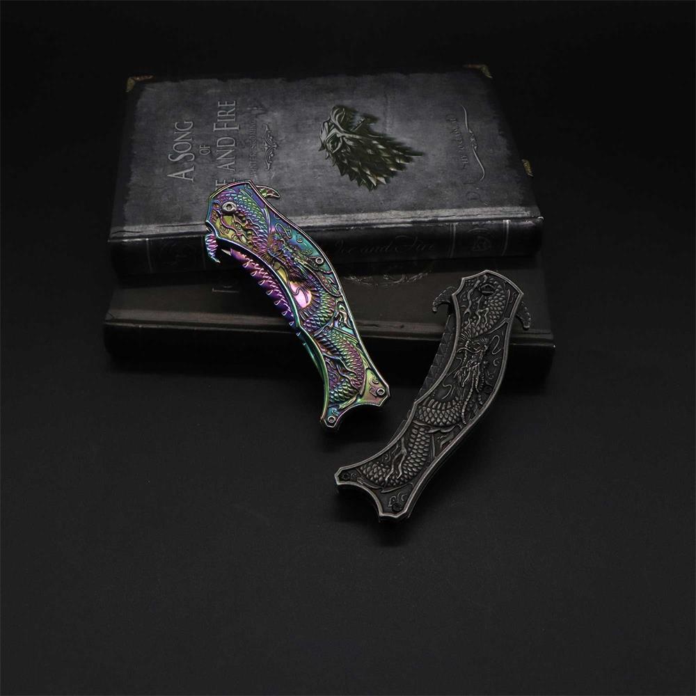 Chinese Dragon Totem Folding Knife - Tophatter Daily Deals