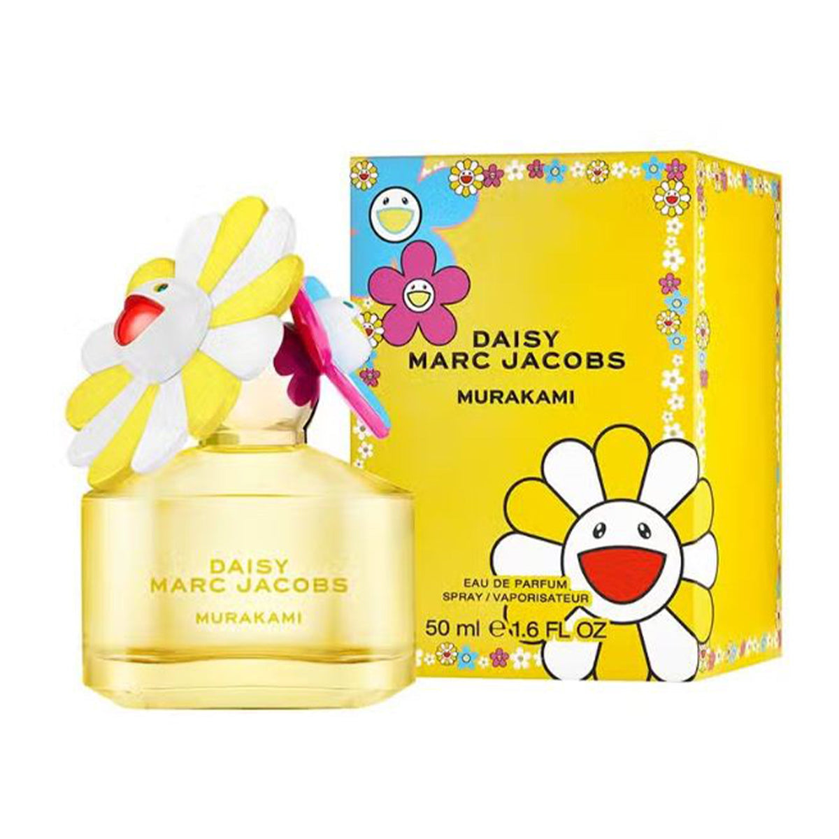 Marc Jacobs Daisy Murakami Yellow Eau De Parfum 50ml Spray - Tophatter Daily Deals