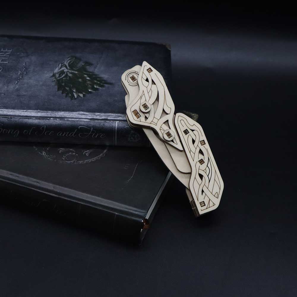 Wooden Shadow Knife 3D Puzzle Model - Tophatter Daily Deals