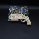 3D Wooden Rubber Band Gun Model Kit - Tophatter Daily Deals