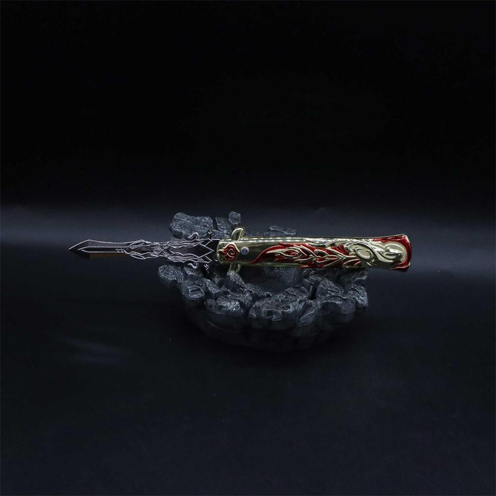 Staff of Homa Game Folding Knife Trainer Replica - Tophatter Daily Deals