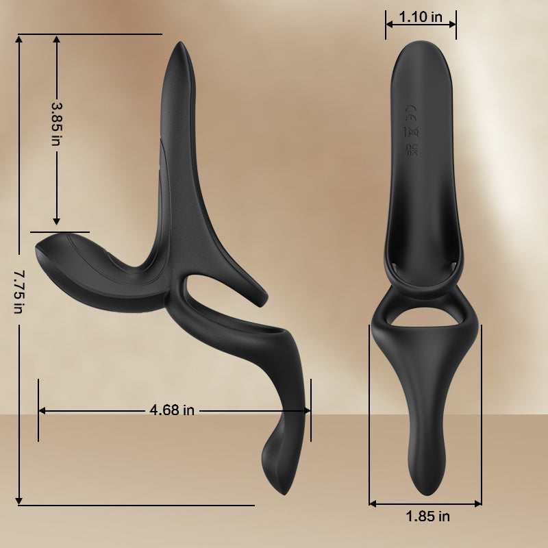 Sonic - Vibrating 3 in 1 Penis Ring Penis Rings - Tophatter Daily Deals