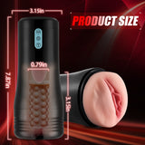 James - Classic 10 Tongue Licking 10 Vibrating Male Stroker Masturbation Cup - Tophatter Daily Deals