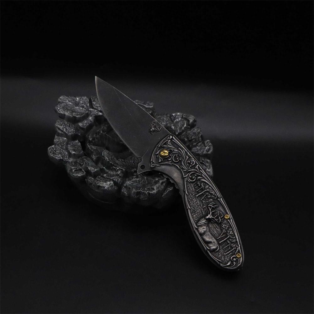 Reindeer Folding Knife - Tophatter Daily Deals