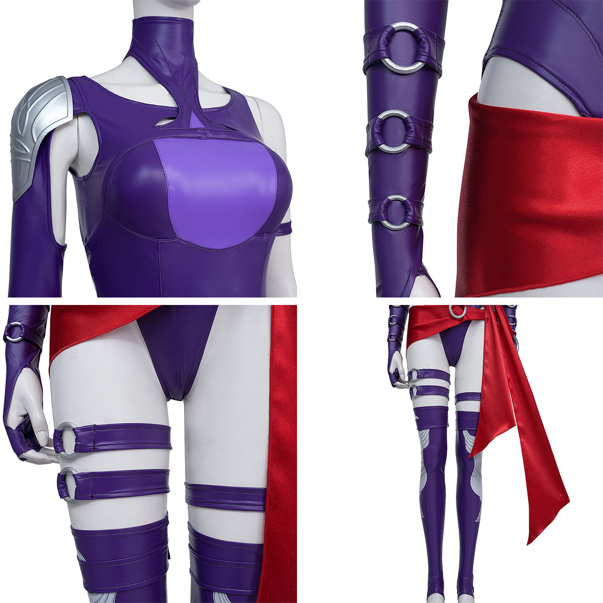 MAV Rivals Vengeance Psylocke Artificial Leather Cosplay Costume Costume - Tophatter Daily Deals