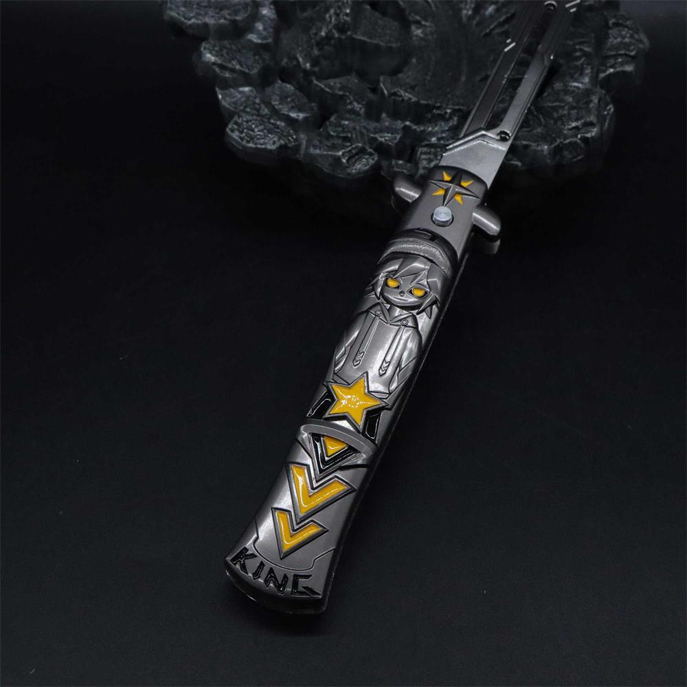 Folding Knife Game Animation Collection Metal Model - Tophatter Daily Deals