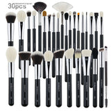 30 PCs Makeup Brush Set Soft Hair Eye Shadow Blush Face Powder Full Set 30 Pieces Type B 0 - Tophatter Daily Deals