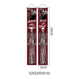 Halloween Doorway Banners Pair Oxford Cloth 180x30cm 12 Style 3D Changing Face Moving Picture Frame - Tophatter Daily Deals