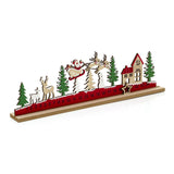 Santa's Sleigh Ride Christmas Advent Calendar | Wooden Christmas Calendar - 45cm Advent Calendar - Tophatter Daily Deals