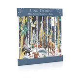 Magical Forest Christmas Advent Calendar Greetings Card | Door Advent Calendar Advent Calendar - Tophatter Daily Deals